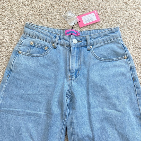 Edikted Petite Raelynn Low Rise Jeans - Picture 2 of 7